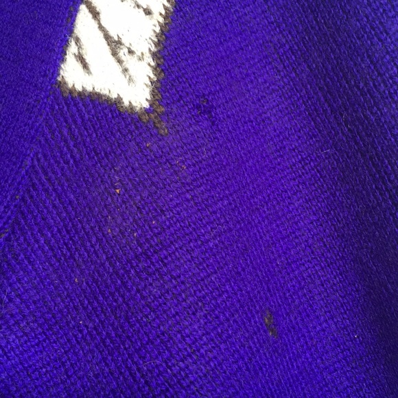 ST. JOHN Separates Falling Leaves Design  Rib Knit Mock Neck Sweater - Picture 16 of 16